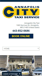 Mobile Screenshot of annapoliscitytaxi.com